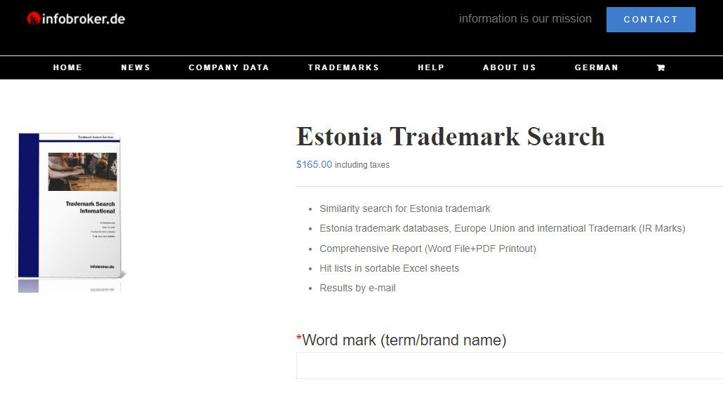 Trademark Search Estonia