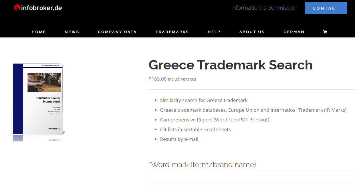 Trademark Search Greece