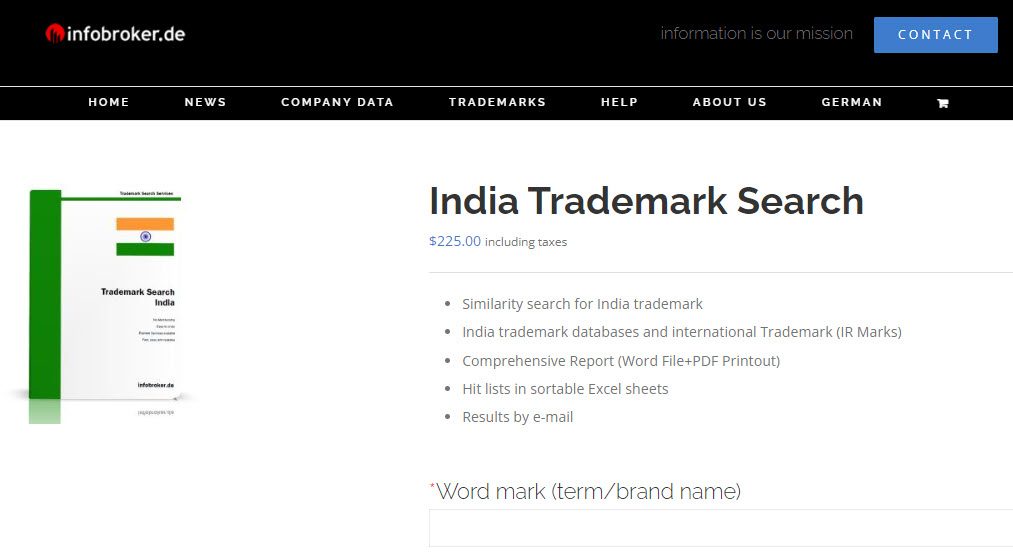 Trademark Search India