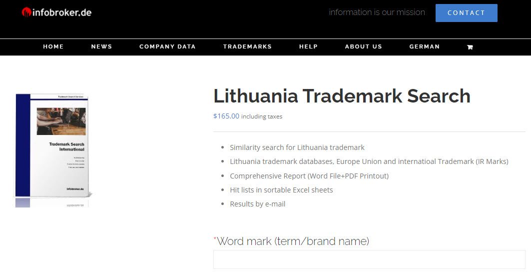 Trademark Search Lithuania