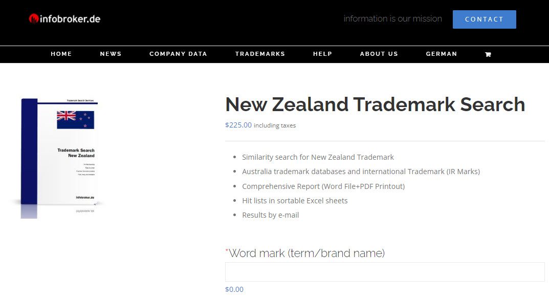 Trademark Search New Zealand